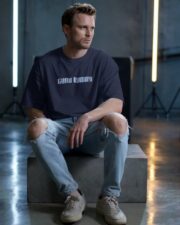 Blue Casual Men T-Shirt - Image 2