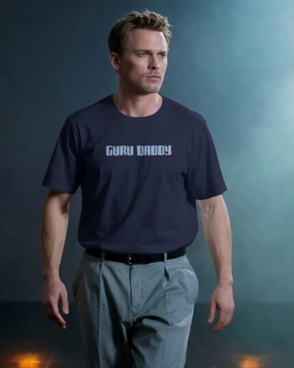 Blue Casual Men T-Shirt