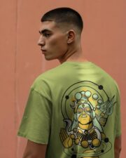 Guru Daddy Wild Lime oversized tee - back print